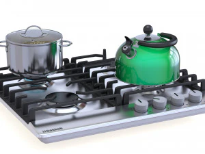 gas hob 3D Model