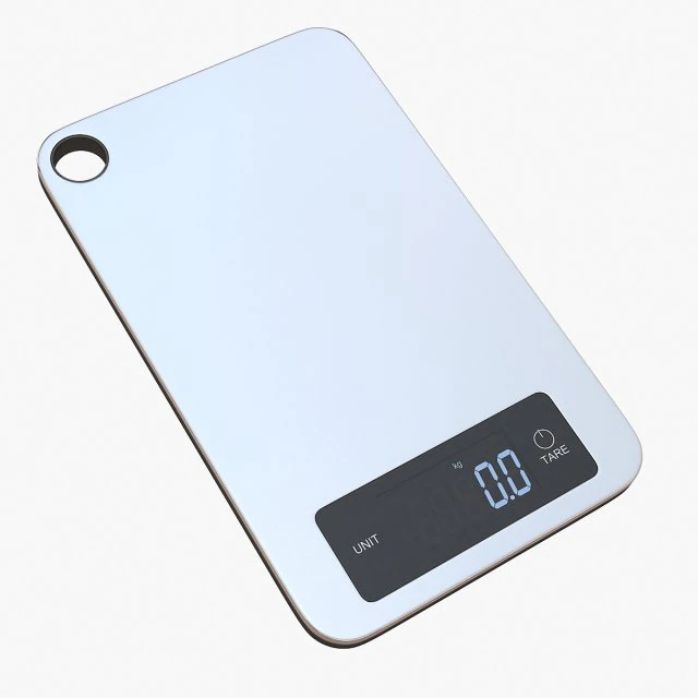 balança de cozinha Modelo 3D .c4d .max .obj .3ds .fbx .stl .blend