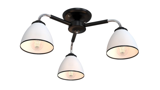 modern chandelier Model 3D .c4d .max .obj .3ds .fbx .stl .blend 