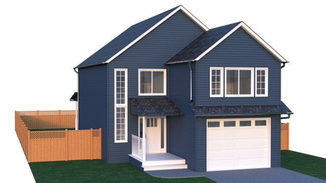 house Modelo 3D .c4d .max .obj .3ds .fbx .stl .blend 