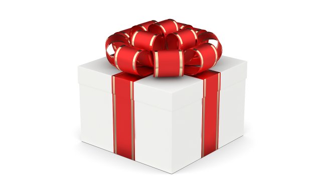 Gift box Modelo 3D .c4d .max .obj .3ds .fbx .stl .blend 