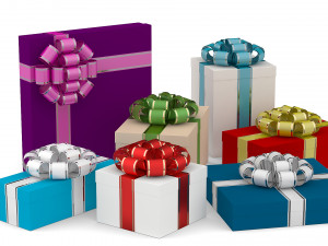 Gift box Modelo 3D