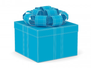 Gift box Modelo 3D