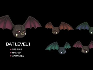 bat monster pack 3D Модель