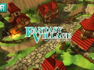 काल्पनिक गांव 3D मॉडल