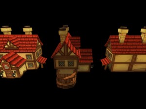 fantasy village 3D Модель