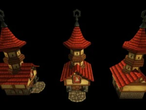 fantasy village 3D Model