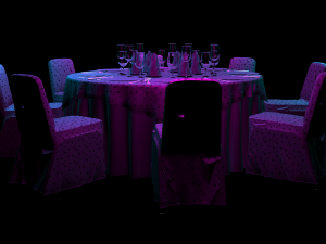 chairs table 3D-Modell