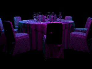 chairs table 3D Model
