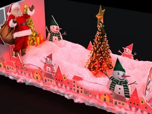 merry christmas truck 3D Model