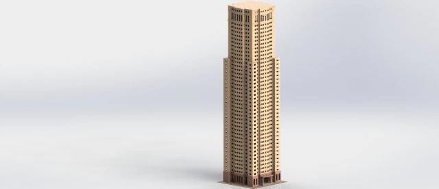 dubai - jbr residence building 3D Model .c4d .max .obj .3ds .fbx .stl .blend 