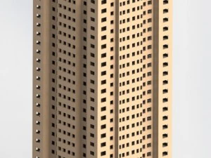 dubai - jbr residence building 3D Model