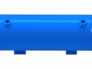 horizontal receiver tank plugs 3D 모델