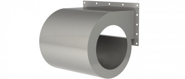 blower casing 3D Model .c4d .max .obj .3ds .fbx .stl .blend 