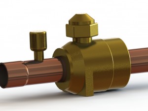 isolation valve Modelo 3D