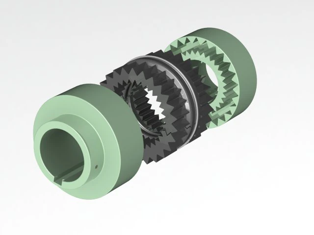 dismantled coupling 3D Model .c4d .max .obj .3ds .fbx .stl .blend 