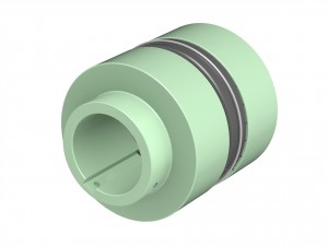 assembled coupling 3D Model