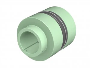assembled coupling 3D Model
