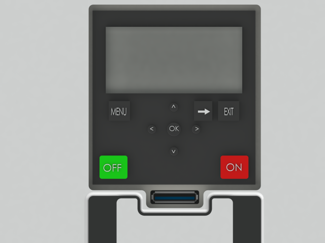 generic control panel 3D 模型 .c4d .max .obj .3ds .fbx .stl .blend 