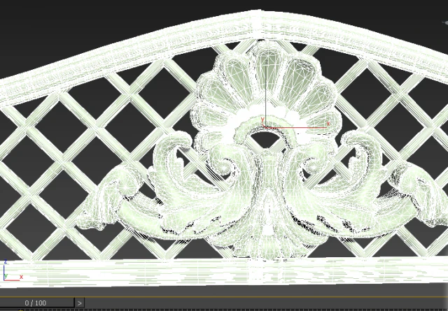 back from a bench 3D Model .c4d .max .obj .3ds .fbx .stl .blend 