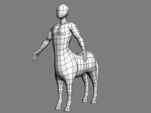 horse man Model 3D