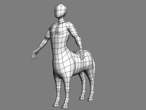 horse man 3D Model
