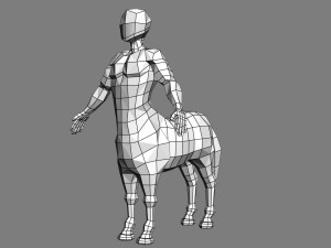 horse man Model 3D