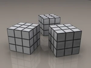 rubix cube 3D Model