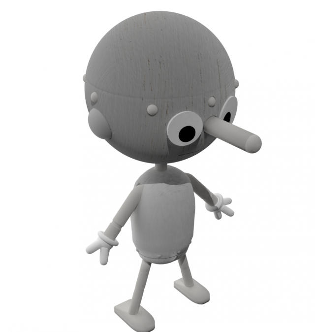 pinocchio 3D Модель .c4d .max .obj .3ds .fbx .stl .blend 
