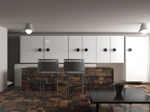 Wohnzimmer 3D Modell