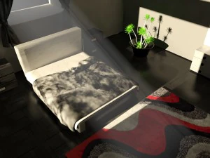 Schlafzimmer 3D Modell