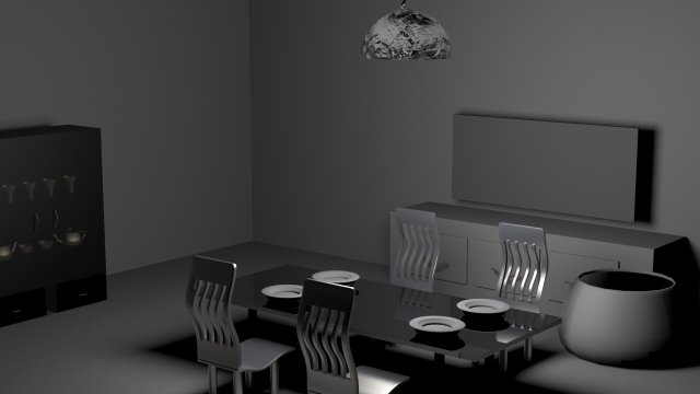 dining room Modèle 3D .c4d .max .obj .3ds .fbx .stl .blend 