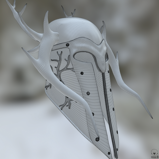 helmet concept 3D 모델 .c4d .max .obj .3ds .fbx .stl .blend