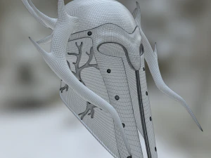 헬멧 컨셉 3D 모델