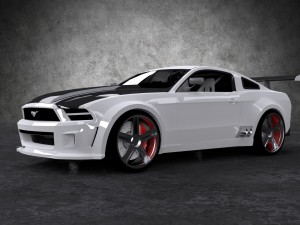 ford mustang gt-r 2010 3D Model