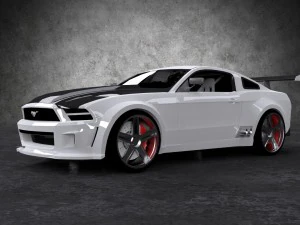 ford mustang gt-r 2010 3D Model