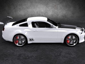 ford mustang gt-r 2010 3D Model
