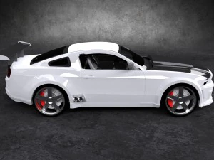 ford mustang gt-r 2010 3D Model