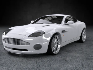aston martin vanquish v12 3D Model