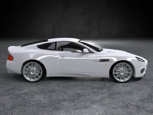 aston martin vanquish v12 3D 模型