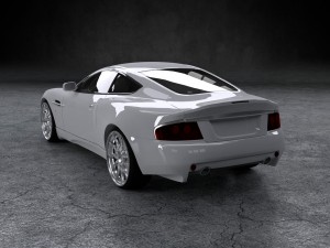 aston martin vanquish v12 3D 模型