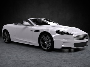 aston martin volante 2012 Model 3D