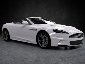 aston martin volante 2012 3D Model