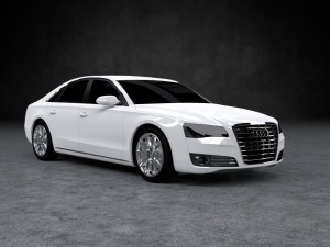 audi a8 2012 Modelo 3D