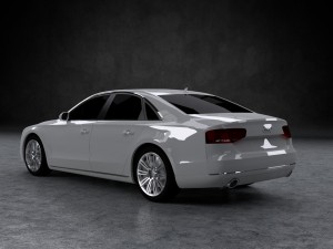 audi a8 2012 Modelo 3D