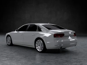 audi a8 2012 3D Model