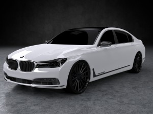bmw 740li 2016 Modèle 3D