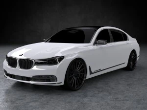 bmw740li 2016 Modello 3D