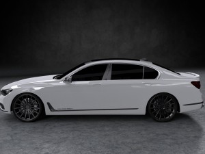 bmw 740li 2016 3D मॉडल