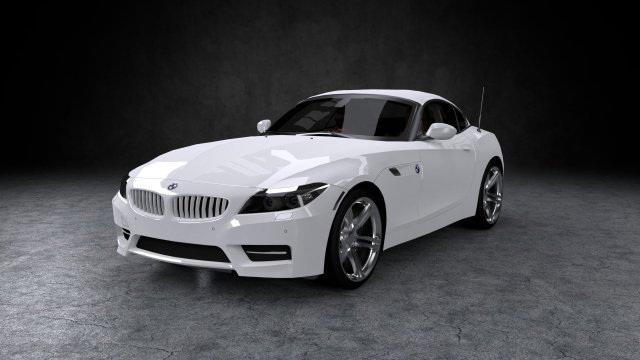 bmw z4 2013 3D Model .c4d .max .obj .3ds .fbx .stl .blend 